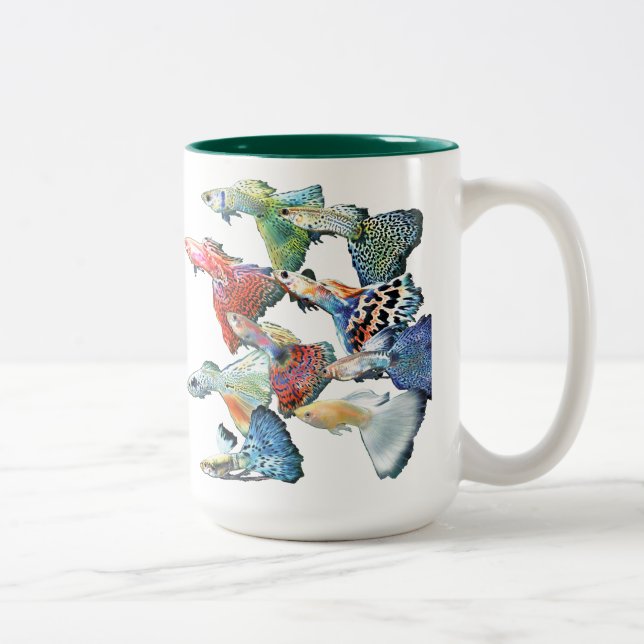 CANECA DE CAFÉ EM DOIS TONS グッピー (Direita)