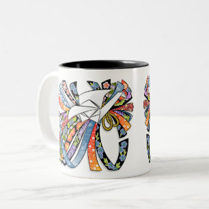 Caneca De Café Em Dois Tons 折り紙 de Noshi da boa sorte de papel japonês do