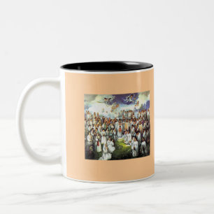 Caneca De Café Em Dois Tons 한국어순교자컵 do copo dos mártir   de Kor