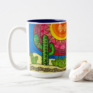 Caneca De Café Em Dois Tons 0175 - Desert Giant Mug