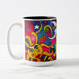 Caneca De Café Em Dois Tons 0182 - Cosmos Mug