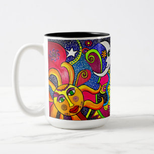Caneca De Café Em Dois Tons 0182 - Cosmos Mug