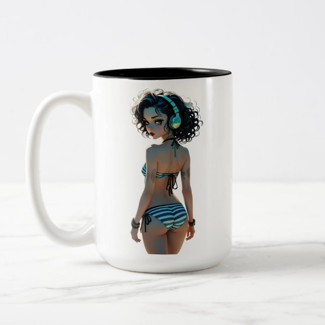 Caneca De Café Em Dois Tons 07A Dollz por: Svace - Série 01 (Esquerda)