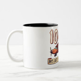 Caneca De Café Em Dois Tons 100 Dias Apenas Voaram