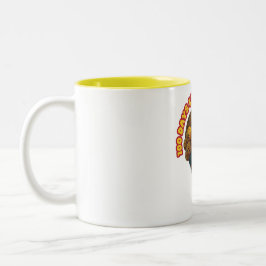 Caneca De Café Em Dois Tons 100 dias removidos pela aprendizagem