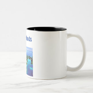 Caneca De Café Em Dois Tons 1019491-Palaus_famed_Rock_Islands-Palau, Palau…