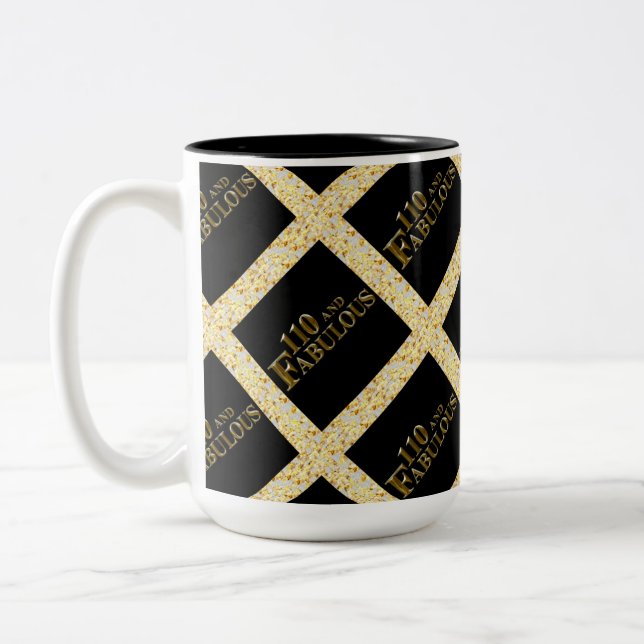 Caneca De Café Em Dois Tons 110 Aniversário  (Esquerda)