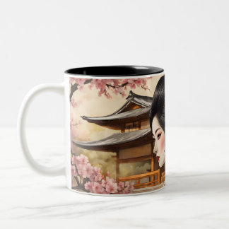 Caneca De Café Em Dois Tons 11oz Sotaque de café Mug, 11oz de café, Japão cof