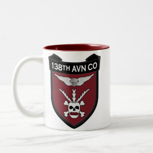 Caneca De Café Em Dois Tons 138th Avn Co RR 2