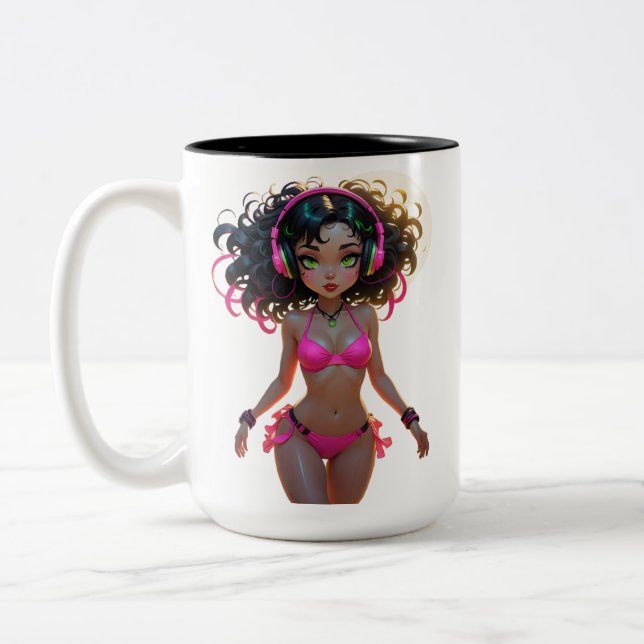 Caneca De Café Em Dois Tons 13A Dollz por: Svace - Série 01 (Esquerda)