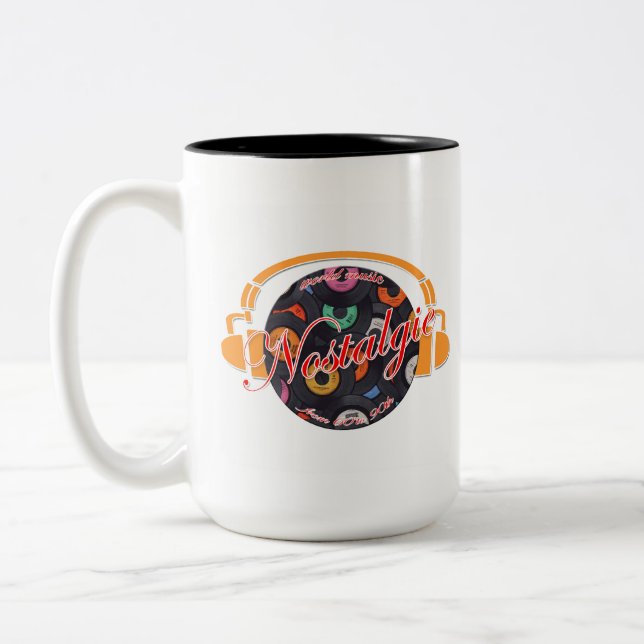 Caneca De Café Em Dois Tons 15 oz. Coffee Mug (Esquerda)