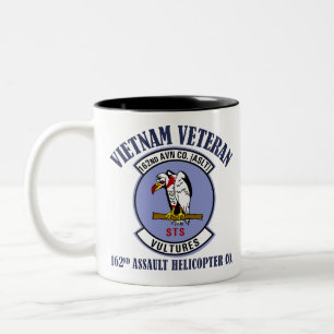 Caneca De Café Em Dois Tons 162nd AHC - Veterano de Vietnam