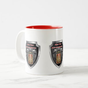 Caneca De Café Em Dois Tons 18ª Brigada de Artilharia de Campanha Aerotranspor