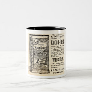 CANECA DE CAFÉ EM DOIS TONS 1886 AD PARA CHOCOLATO DE COCOA-THETA