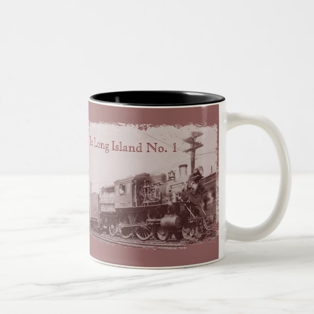 Caneca De Café Em Dois Tons 1900 Baldwin Locomotive Coffee Mug (Direita)