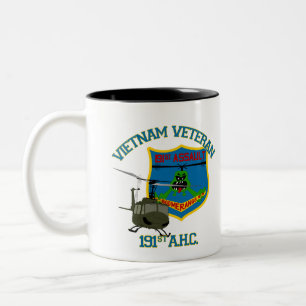 Caneca De Café Em Dois Tons 191st AHC (Vietnam Ver2)