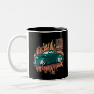 Caneca De Café Em Dois Tons 1937 Chevrolet Deluxe Coupe