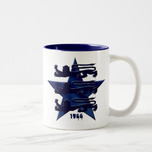 Caneca De Café Em Dois Tons 1966 3 t-shirt e presentes do futebol de
