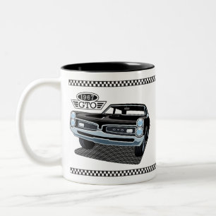 Caneca De Café Em Dois Tons 1967 - Pôtiac GTO Black