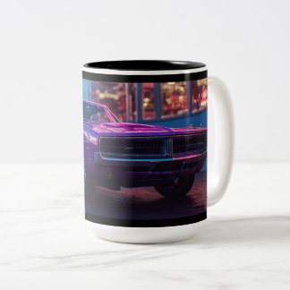 Caneca De Café Em Dois Tons 1969 Dodge Charger RT