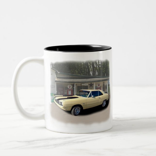 Caneca De Café Em Dois Tons 1972 Dodge Dart Swinger (Esquerda)