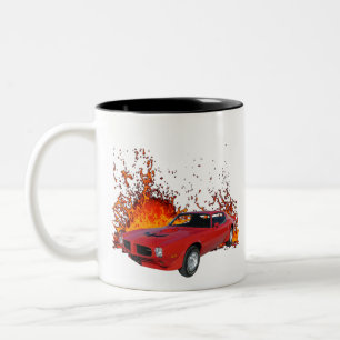 Caneca De Café Em Dois Tons 1973 Pontiac Firebird Trans AM