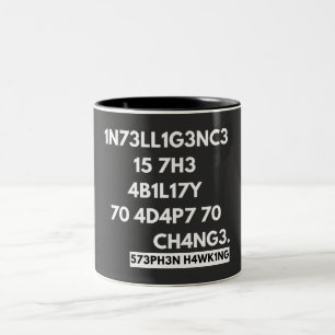CANECA DE CAFÉ EM DOIS TONS 1N73LL1G3NC3 15 7H3 4B1L17Y 70 4D4P7 70 CH4NG3.