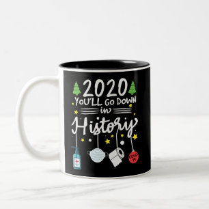Caneca De Café Em Dois Tons 2020 Descer na História Papel higiênico e más