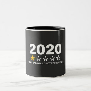 Caneca De Café Em Dois Tons 2020 Não Recomendaria