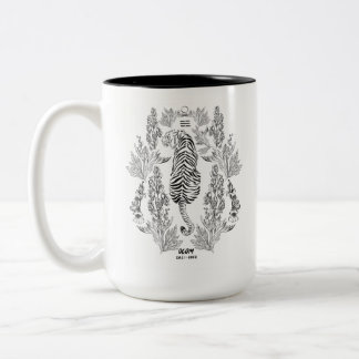 Caneca De Café Em Dois Tons 2021 Ano OCOM do Tiger Mug