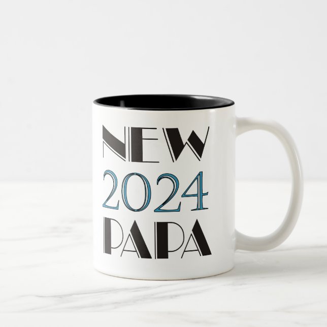 Caneca De Café Em Dois Tons 2024 Novo Papa Mug (Direita)