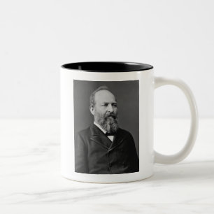 Caneca De Café Em Dois Tons 20 James Garfield