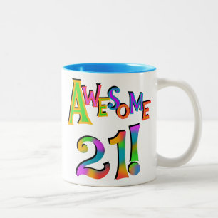 Caneca De Café Em Dois Tons 21 t-shirt e presentes impressionantes do