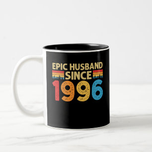 Caneca De Café Em Dois Tons 25 Casamento Aniversário Presente
