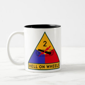 Caneca De Café Em Dois Tons 2nd Armored Division