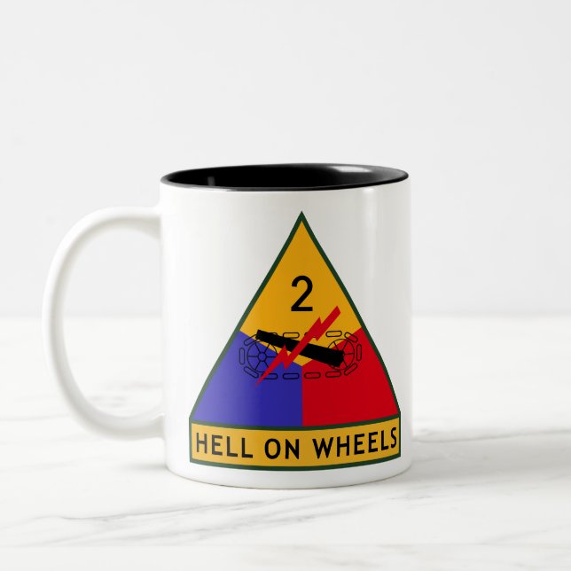 Caneca De Café Em Dois Tons 2nd Armored Division (Esquerda)