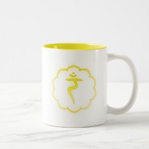 Caneca De Café Em Dois Tons 3º Chakra, "tencioso" - Múrpura