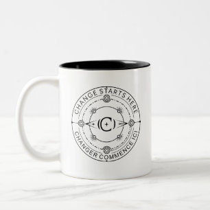 Caneca De Café Em Dois Tons 325 ml