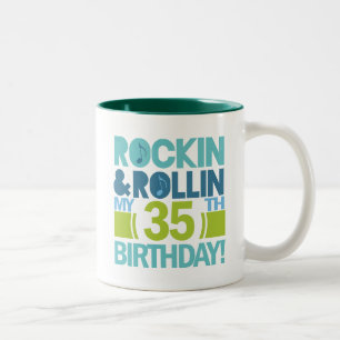 Caneca De Café Em Dois Tons 35o Ideias do presente de aniversário