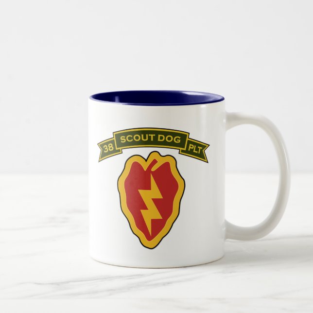 Caneca De Café Em Dois Tons 38th IPSD - 25a infantaria (Direita)