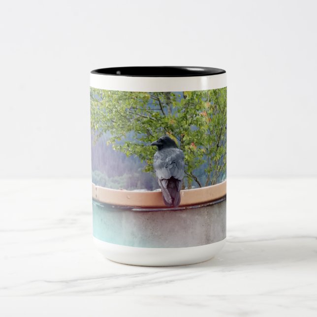 Caneca De Café Em Dois Tons 3 corvos (Centro)