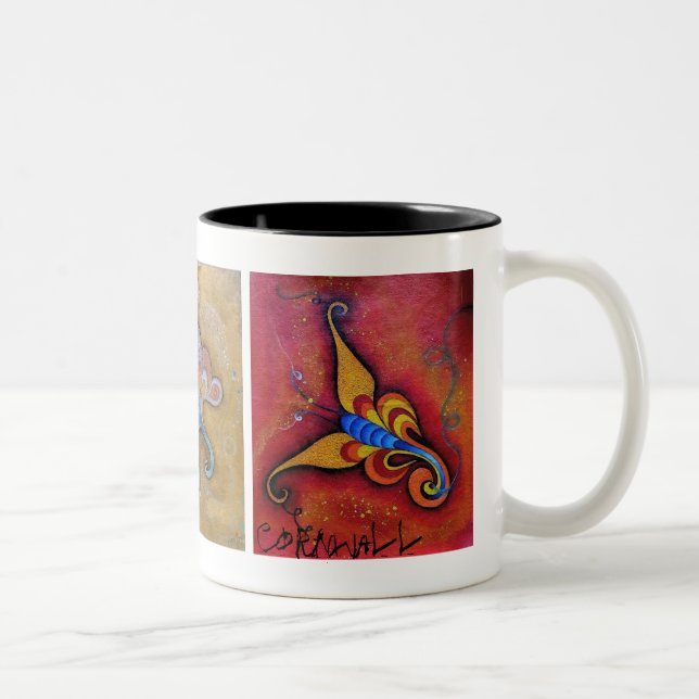Caneca De Café Em Dois Tons 3 nómadas (Direita)