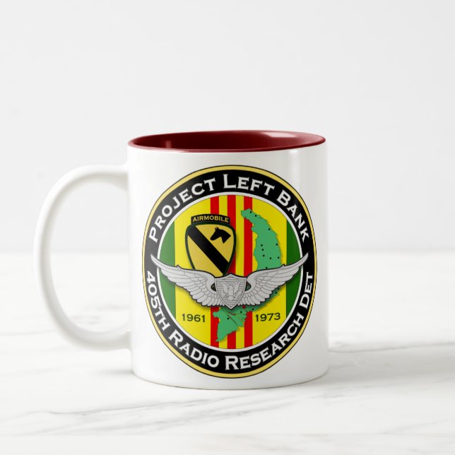Caneca De Café Em Dois Tons 405th RRD PLB 2 - ASA Vietnam (Esquerda)