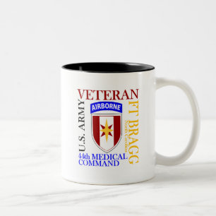 Caneca De Café Em Dois Tons 44os MEDCOM - Fort Bragg