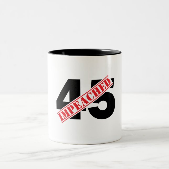 Caneca De Café Em Dois Tons 45 Impeachment (Centro)