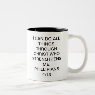 Caneca De Café Em Dois Tons 4:13 dos Philippians