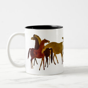 CANECA DE CAFÉ EM DOIS TONS 4-HORSES