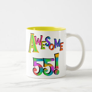 Caneca De Café Em Dois Tons 55 t-shirt e presentes impressionantes do