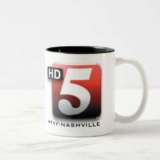 Caneca De Café Em Dois Tons 5 HD WTVF Nashville