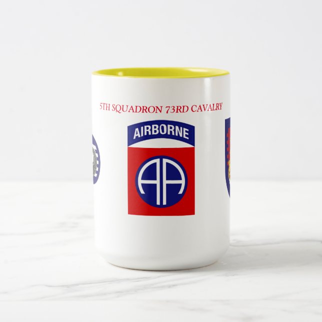 Caneca De Café Em Dois Tons 5o A CAVALARIA do ESQUADRÃO 73RD AGRIDE (Centro)